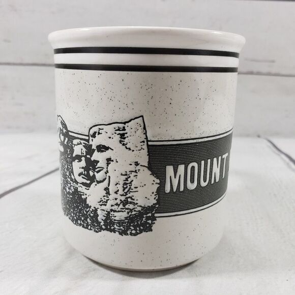 Mount Rushmore Mug Vintage Coffee Tea Cup Ceramic - Picture 2 of 8